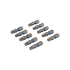 Broca de tornillo 25 mm tx-30 azul 10x
