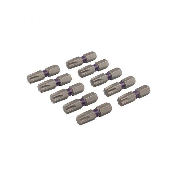 Bit a vite 25 mm TX-40 Purple 10x