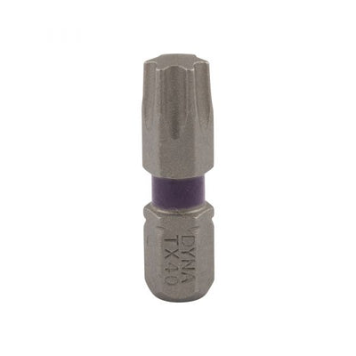 Schroefbit 25 mm tx-40 paars 10x