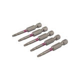 Schroefbit 50 mm tx-10 roze 5x - afbeelding 1
