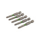 Broca de tornillo 50 mm tx-20 verde 5x