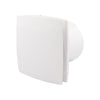 Ventilador de 125 mm en silencio con temporizador. Sensor de humedad blanco
