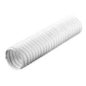 Tubo flessibile PVC bianco 100 mm 1 metro