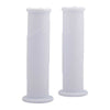 Maneggiare rotondo, bianco (set di 2)