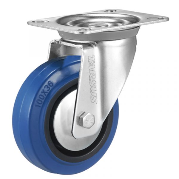 Tarso Zwenkwiel 125 mm. azul