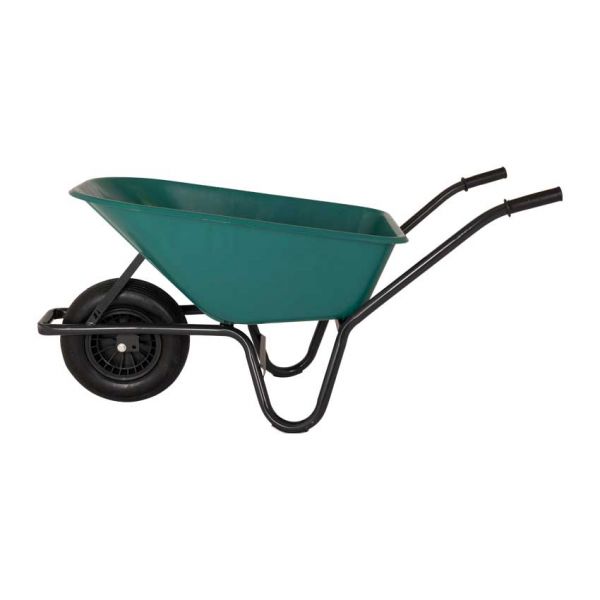 Carretilla plastico verde contenedor 85 litros HQ antifugas