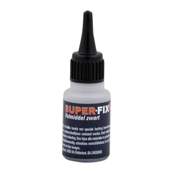Vulmiddel zwart super-fix