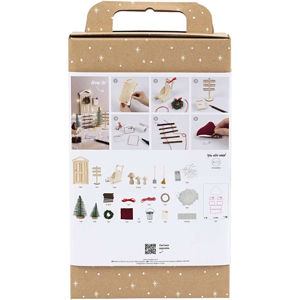 Creativ company hobby set gnome door, 1 box