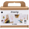 Creativ Company Mini Hobby Set Dibujo, Dulces, 1 Caja
