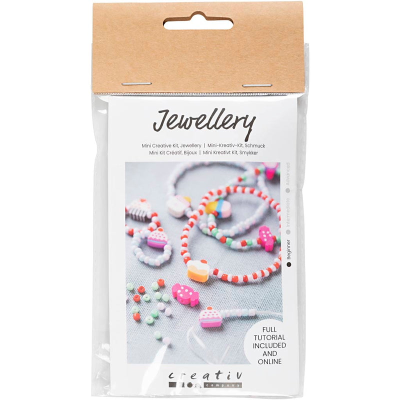 Creative Company Mini hobbyset gioielli elastici bracciale e anello