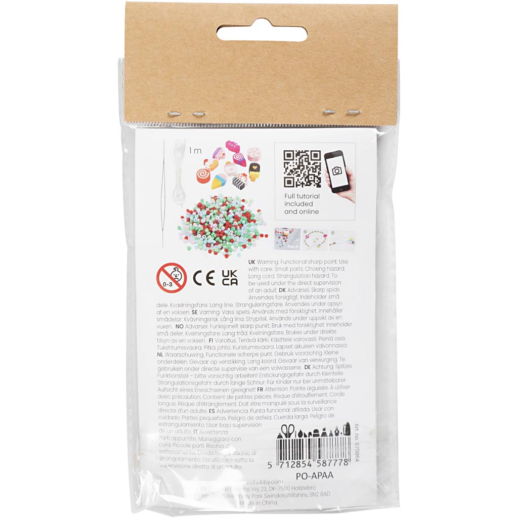Creative Company Mini hobbyset gioielli elastici bracciale e anello