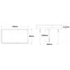 Fanale posteriore LED base 150x80x21,5 mm.