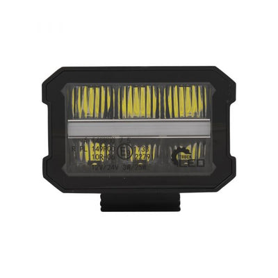 SRAM headlight work lamp with position lamp