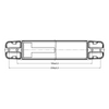 Ac hterlicht slimline 4 functies 12-24v led