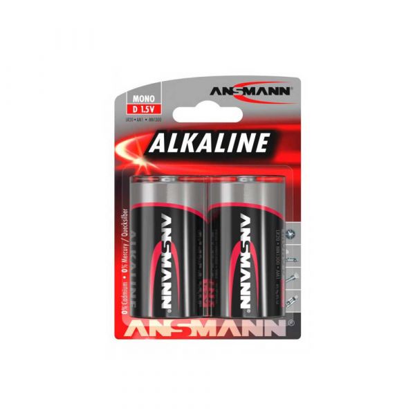 Batteria alcalina LR20 2st.