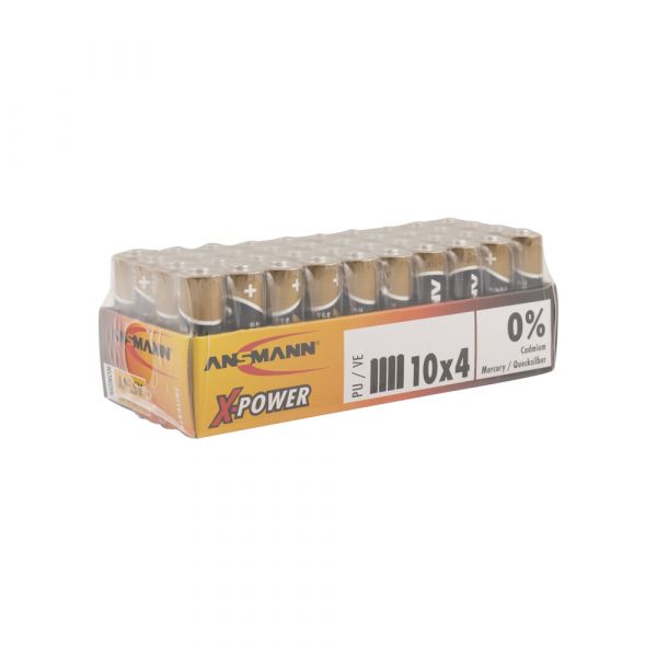 Batteria alcalina AA LR6 40st.