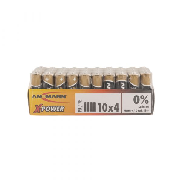 Batteria alcalina AA LR6 40st.