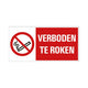 Prohibido fumar - 150x300 mm.