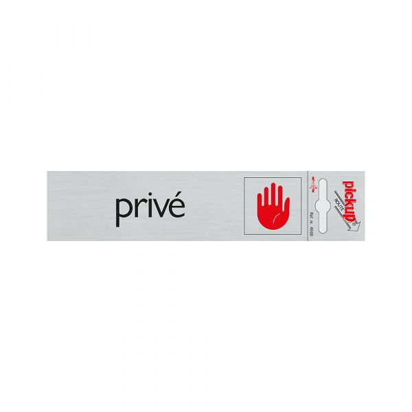 ALULOOK PRIVE PIVE - 165x44 mm autoadesivo.