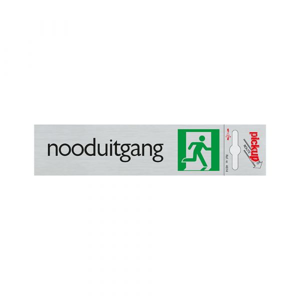 ALU Look Emergency Exit - 165x44 mm autoadesivo.