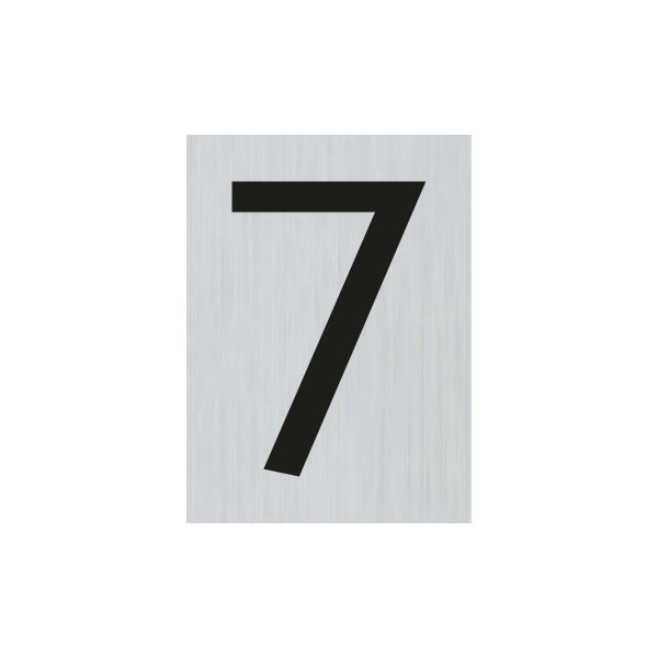 ALULOOK Numero 7 - 44x60 mm autoadesivo.