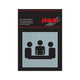 Alulook Meeting Room - 80x80 mm autoadesivo.