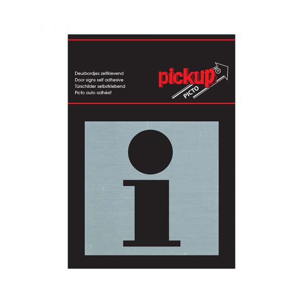 ALULOOK INFORMAZIONI - Autoadesivo 80x80 mm.