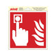 Detector de incendios de Sticker Place - 200x200 mm.