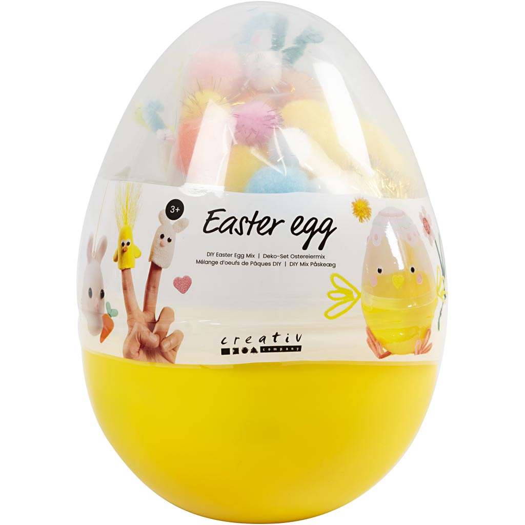 Creativ company caja creativa Huevo de Pascua, h: 19 cm, p 14 cm, 1 pieza