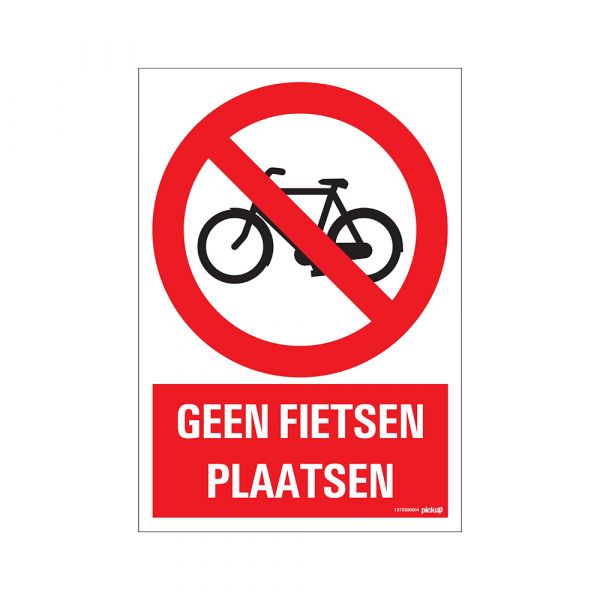 No coloque el plato de bicicletas - 230x330 mm.