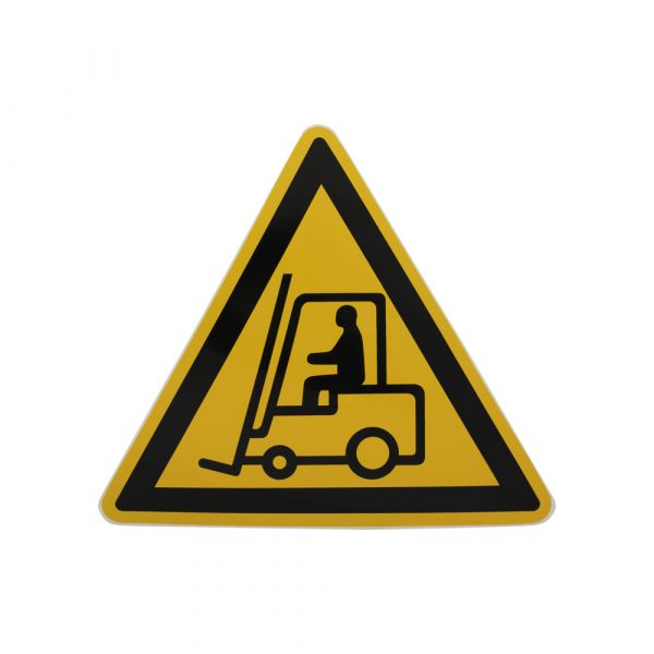 Sticker PAS su camion per carrelli elevatori - Triangolo da 200 mm.