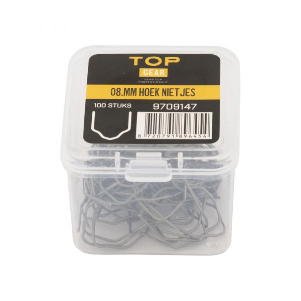 Topgear 08.MM Hoek Staples per pista di saldatura in plastica