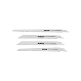 Reciprozagenset hout metaal 4 dlg. - afbeelding 2