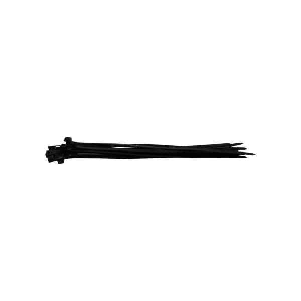 Topgear Tieribs 300x8, 100 pezzi neri
