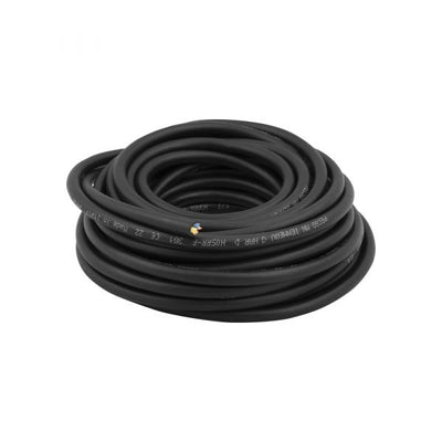 Cable de neopreno 3x1.0 negro 10 metros