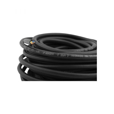 Cable de neopreno 3x1.0 negro 10 metros