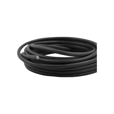 Cordón del hogar 2x0.75 negro 5 metros.