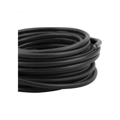 Cable del hogar 2x0.75 negro 10 metros.