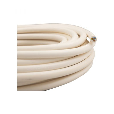 Cable doméstico 3x1.0 blanco 10 metros.