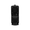 Ac conttdoos opbouw - 2-voudig - verticaal - zwart