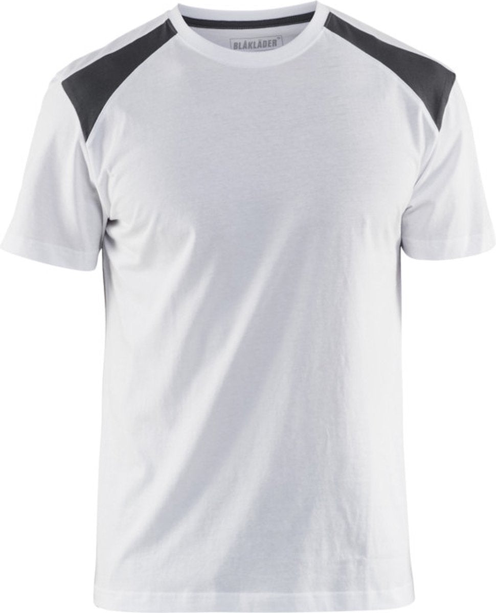Blåkläder t-shirt 3379-1042-1098 white dark gray size. l