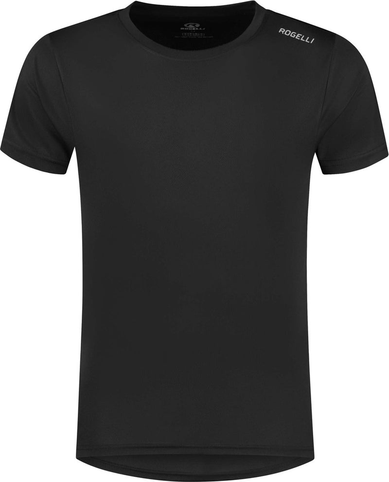 Rogelli promo hardloopshirt heren - korte mouwen - zwart - m