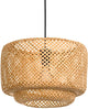 Eglo hettonle hanglamp - e27 - ø 42 cm - zwart hout