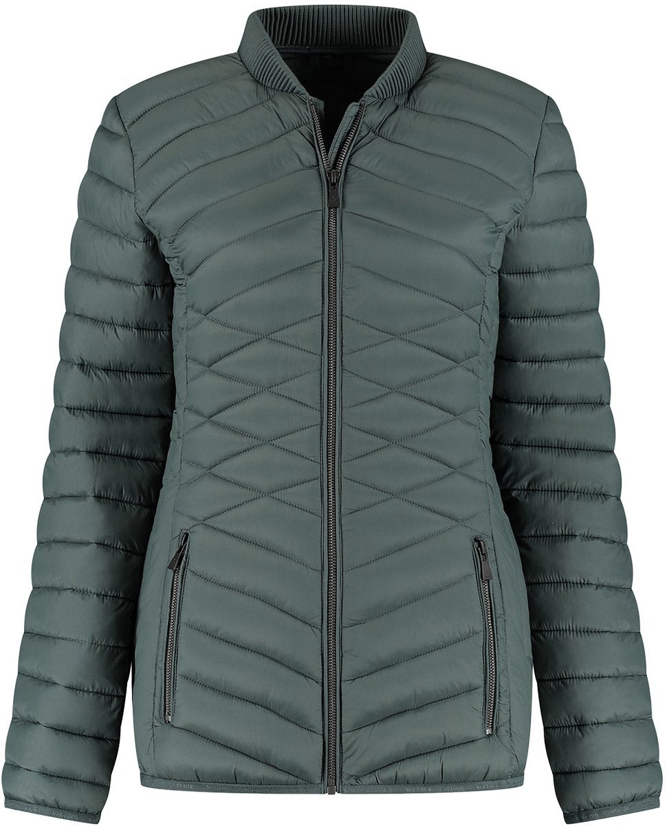 Kjelvik outdoorjas izzy balsam groen