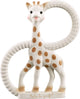 Sophie de giraf bijtring soft - baby speelgoed - kraamcadeau - babyshower cadeau - 100% natuurlijk rubber - in gerecyled geschenkdoosje met organic katoenen strikje - vanaf 0 maanden - bruin beige