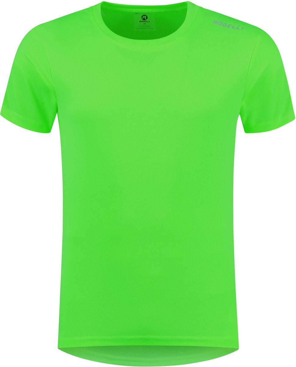 Rogelli promo sportshirt - korte mouwen - kids - groen - maat 152 164