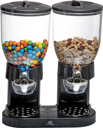 United entertainment - dispenser per cornflakes - 2 dispenser - 41 x 32,5 x 19 cm - nero