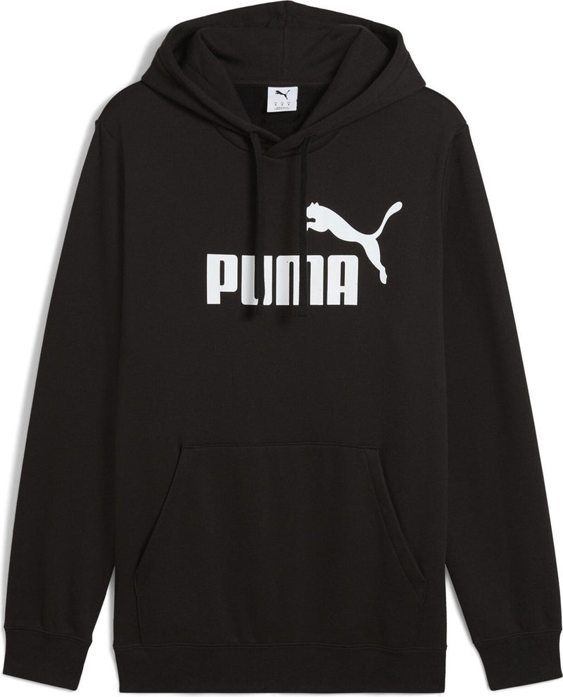 Puma ess n. 1 maglione sportivo da uomo con cappuccio e logo FL - nero