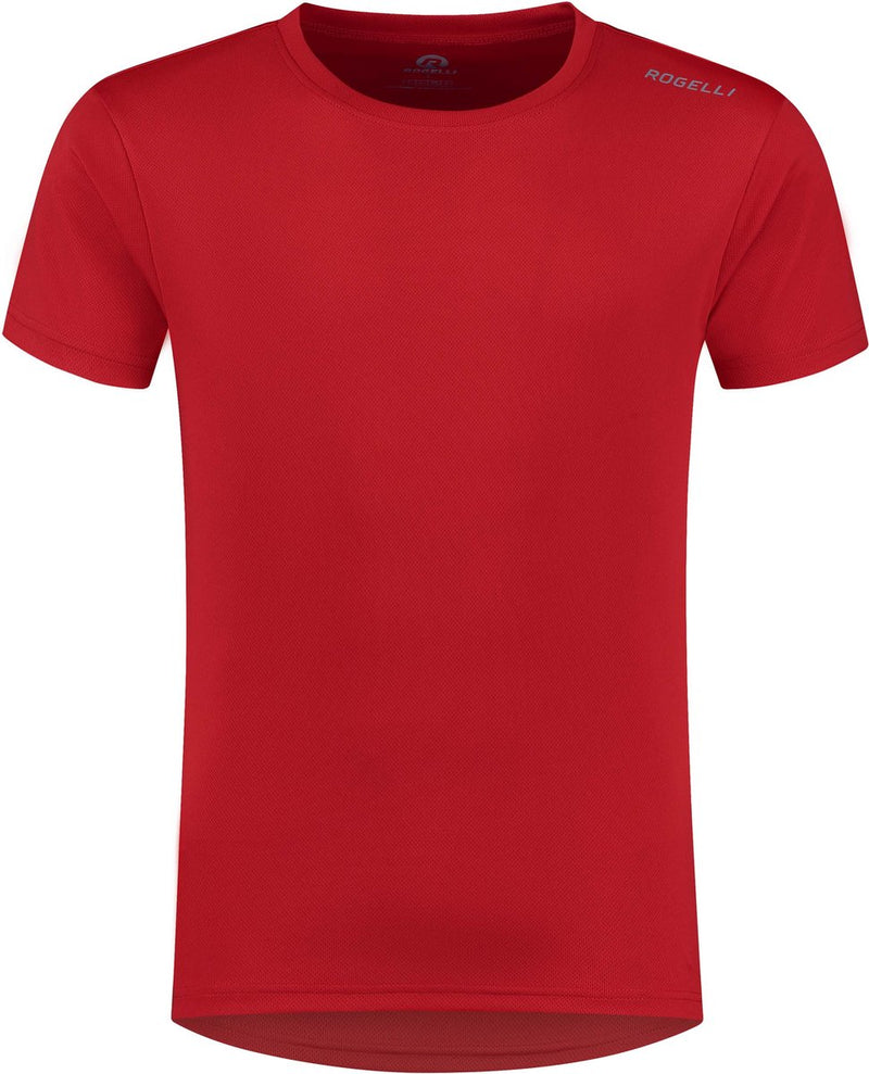 Rogelli promo hardloopshirt heren - korte mouwen - rood - m