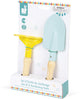 Janod - Happy Garden - set da giardinaggio - pala e rastrello